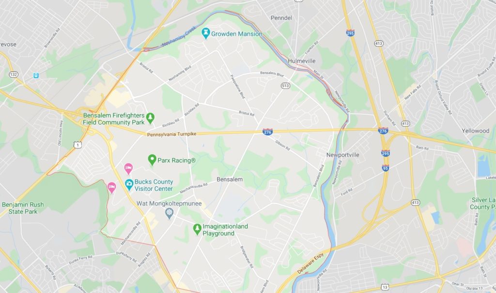 Bensalem Zip Code Map